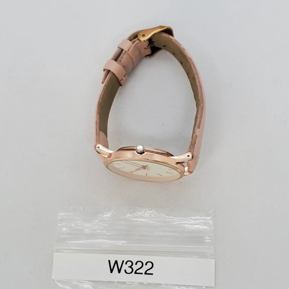 Women's‎ Watch 36MM White Dial Light Pink Bands New Battery